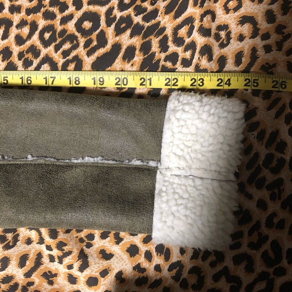 Faux Suede Aviator Jacket - Picture 14 of 15